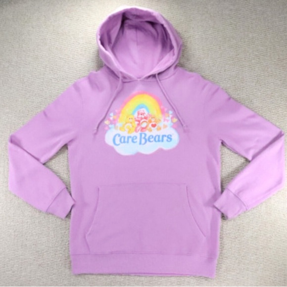 Care Bears Lavender 2 pc Jogging set/hoodie&o ants EUC WORN 2x if that! - Picture 15 of 15